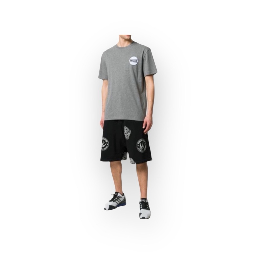 new McQ • Alexander McQueen ★ Swallow Graphic Tee T Shirt ★ Heather Grey ★ Large - Picture 16 of 17